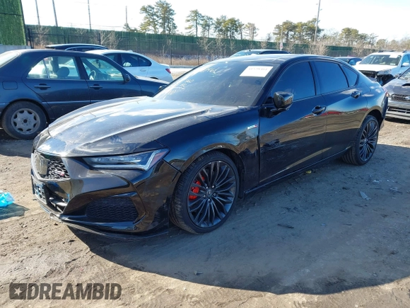 2023 Acura TLX Type S with VIN 19UUB7F06PA003020, listed as a IAAI auction lot 41528461 with 9,328 mi miles. Bid and sale history available at carsss.com. Image 16.