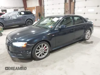 2014 Audi A4 Premium Plus with VIN WAUFFAFL8EN004935, listed as a IAAI auction lot 42091010 with 67,768 mi miles. Bid and sale history available at carsss.com. Image 2.