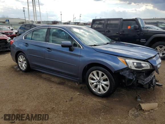 2015 Subaru Legacy Premium with VIN 4S3BNBF60F3072602, listed as a Copart auction lot 50512045 with 138,129 mi miles and Salvage Title. Bid and sale history available at DreamBid. Image 4.