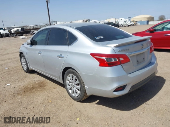 2016 Nissan Sentra S with VIN 3N1AB7AP2GY272202, listed as a IAAI auction lot 41735127 with 111,961 mi miles. Bid and sale history available at carsss.com. Image 3.