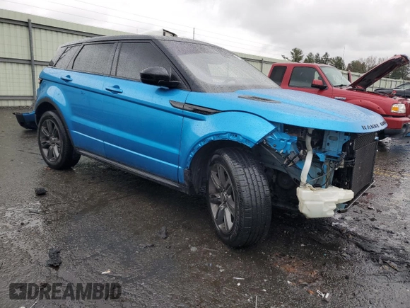 2018 Land Rover Range Rover Evoque SE Premium with VIN SALVC2RX4JH292076, listed as a Copart auction lot 81226034 with Not Provided miles and Salvage Title. Bid and sale history available at DreamBid. Image 4.
