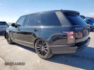 2017 Land Rover Range Rover with VIN SALGS5FE0HA347500, listed as a Copart auction lot 46118235 with 104,637 mi miles and Clean title. Bid and sale history available at DreamBid. Image 2.