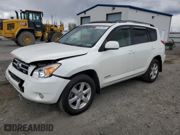 2008 Toyota RAV4 Ltd with VIN JTMBK31V385063171, listed as a Copart auction lot 53847405 with 141,938 mi miles and Salvage Title. Bid and sale history available at carsss.com. Image 1.