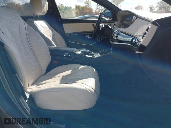 2018 Mercedes-Benz S 560 with VIN WDDUG8GB1JA399733, listed as a IAAI auction lot 40698553 with 82,838 mi miles and . Bid and sale history available at carsss.com. Image 5.
