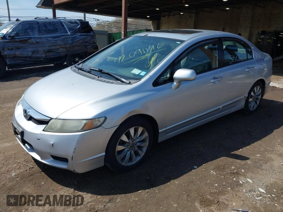 2011 Honda Civic EX-L with VIN 2HGFA1F96BH504524, listed as a IAAI auction lot 42091146 with 92,670 mi miles and . Bid and sale history available at DreamBid. Image 17.