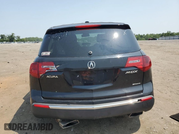 2011 Acura MDX with VIN 2HNYD2H29BH549312, listed as a Copart auction lot 59328825 with Not provided miles and Salvage title. Bid and sale history available at DreamBid. Image 6.