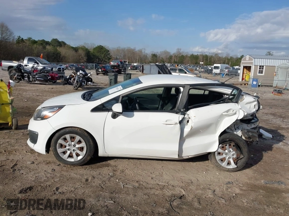 2016 Kia Rio LX with VIN KNADM4A34G6641971, listed as a IAAI auction lot 41844522 with 95,163 mi miles. Bid and sale history available at carsss.com. Image 14.