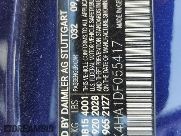 2013 Mercedes-Benz SLK 250 with VIN WDDPK4HA1DF055417, listed as a Copart auction lot 62498335 with 74,296 mi miles and Salvage title. Bid and sale history available at DreamBid. Image 12.