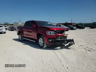 2021 Chevrolet Colorado 2WD LT с VIN 1GCGSCEN3M1147668, выставлен на аукционе Copart как лот 53610805 с пробегом 41 329 миль миль и На запчасти • Non repairable. История ставок и продаж доступна на DreamBid. Изображение 10.