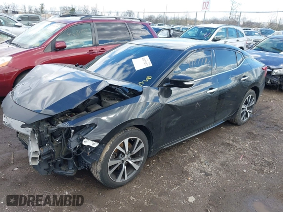 2017 Nissan Maxima SV with VIN 1N4AA6AP0HC373183, listed as a IAAI auction lot 41877877 with 137,478 mi miles and . Bid and sale history available at DreamBid. Image 2.