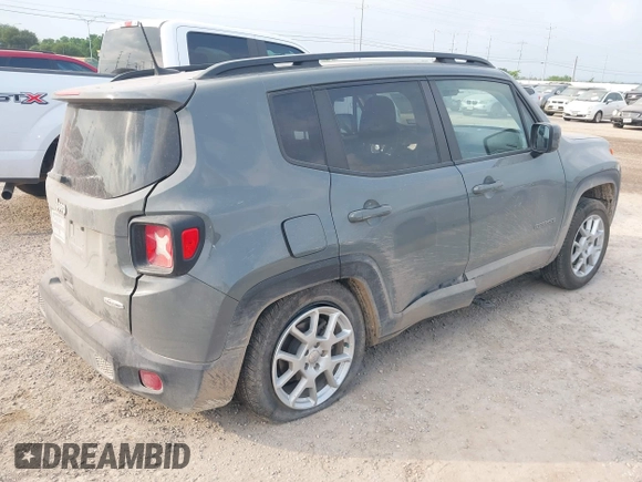2021 Jeep Renegade Latitude with VIN ZACNJCBB7MPN27999, listed as a IAAI auction lot 42149700 with 32,566 mi miles and . Bid and sale history available at DreamBid. Image 4.