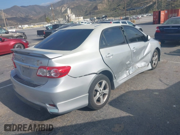 2012 Toyota Corolla L with VIN 5YFBU4EE7CP067875, listed as a IAAI auction lot 42104406 with 277,607 mi miles. Bid and sale history available at carsss.com. Image 4.