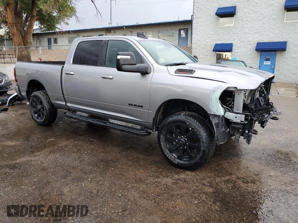2024 Ram 2500 Big Horn with VIN 3C6UR5DJ8RG383063, listed as a Copart auction lot 61998505 with 6,754 mi miles and Clean title. Bid and sale history available at DreamBid. Image 4.