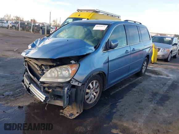 2008 Honda Odyssey EX-L with VIN 5FNRL38728B058173, listed as a IAAI auction lot 38255874 with Not Provided miles and . Bid and sale history available at DreamBid. Image 2.