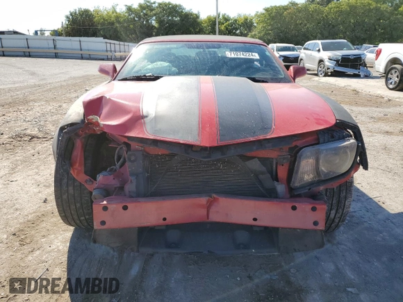 2011 Chevrolet Camaro 1LT z VIN 2G1FB3DD3B9179333, wystawiony jako Copart lot #71074224 z przebiegiem 130 063 mil mil oraz Szkoda całkowita • Salvage title. Historia ofert i sprzedaży dostępna na DreamBid. Obrazek 5.