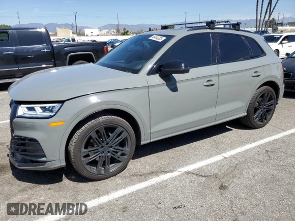 2020 Audi SQ5 Premium Plus with VIN WA1B4AFY6L2033703, listed as a Copart auction lot 46444323 with 36,928 mi miles. Bid and sale history available at carsss.com. Image 1.