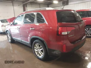 2014 Kia Sorento LX with VIN 5XYKT3A65EG474015, listed as a IAAI auction lot 41576643 with 122,665 mi miles. Bid and sale history available at carsss.com. Image 3.