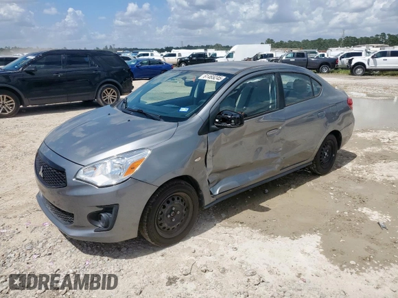 2020 Mitsubishi Mirage ES с VIN ML32F3FJ5LHF09957, выставлен на аукционе Copart как лот 61465245 с пробегом 30 347 миль миль и Списание • Salvage title. История ставок и продаж доступна на DreamBid. Изображение 1.
