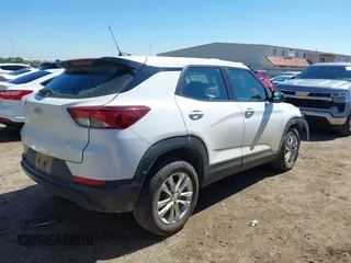 2023 Chevrolet TrailBlazer LS with VIN KL79MMS2XPB205645, listed as a IAAI auction lot 41646331 with 59,391 mi miles and . Bid and sale history available at DreamBid. Image 4.