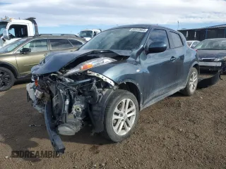 2014 Nissan Juke S with VIN JN8AF5MV4ET482844, listed as a Copart auction lot 86912664 with 156,845 mi miles and Salvage Title. Bid and sale history available at carsss.com. Image 1.