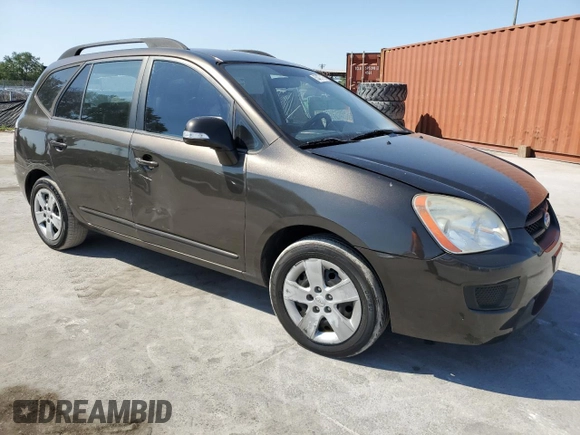 2010 Kia Rondo LX with VIN KNAHG8C84A7299898, listed as a Copart auction lot 53477175 with 127,990 mi miles and Salvage Title. Bid and sale history available at carsss.com. Image 4.