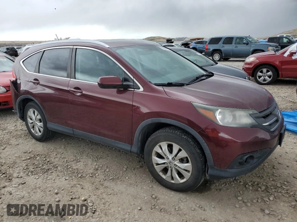 2012 Honda CR-V EX-L with VIN 5J6RM4H79CL008177, listed as a Copart auction lot 51071735 with 145,099 mi miles and Salvage Title. Bid and sale history available at carsss.com. Image 4.