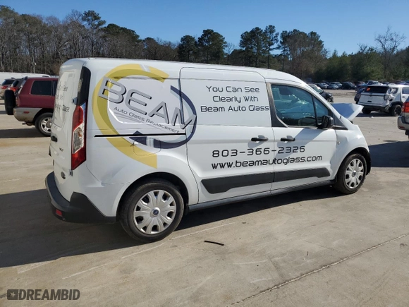 2020 Ford Transit Connect Van XLT with VIN NM0LS7F21L1442225, listed as a Copart auction lot 89081025 with NaN miles and Salvage Title. Bid and sale history available at carsss.com. Image 3.