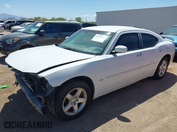 2010 Dodge Charger SXT with VIN 2B3CA3CV5AH297994, listed as a IAAI auction lot 42153457 with 157,017 mi miles. Bid and sale history available at carsss.com. Image 2.