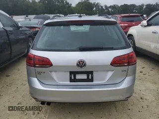 2017 Volkswagen Golf SportWagen S with VIN 3VWC17AU0HM505384, listed as a Copart auction lot 74313954 with 34,789 mi miles and Salvage Title. Bid and sale history available at carsss.com. Image 6.