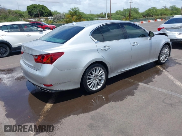 2013 Lexus GS 350 with VIN JTHBE1BL5D5005404, listed as a IAAI auction lot 41970447 with 44,635 mi miles and . Bid and sale history available at DreamBid. Image 4.