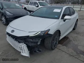 2025 Toyota Camry LE with VIN 4T1DAACK9SU018876, listed as a IAAI auction lot 41729075 with 11,854 mi miles. Bid and sale history available at carsss.com. Image 22.