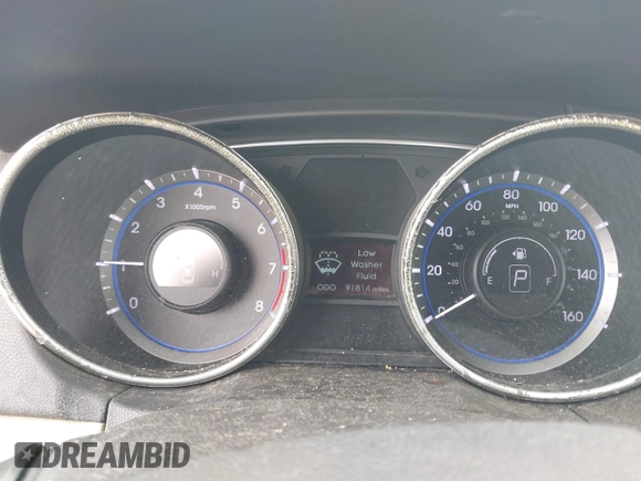 2011 Hyundai Sonata GLS with VIN 5NPEB4AC6BH190215, listed as a IAAI auction lot 41918753 with 91,814 mi miles and . Bid and sale history available at carsss.com. Image 7.