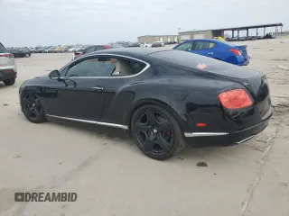 2012 Bentley Continental GT with VIN SCBFR7ZAXCC077193, listed as a Copart auction lot 41443665 with 90,262 mi miles and Clean Title. Bid and sale history available at DreamBid. Image 2.