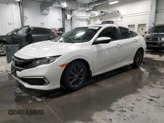 2021 Honda Civic Sedan EX with VIN 2HGFC2F71MH016308, listed as a Copart auction lot 86792374 with 68,826 mi miles and Clean Title. Bid and sale history available at carsss.com. Image 1.