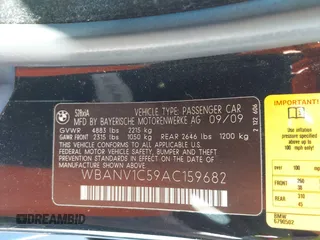 2010 BMW 5 Series 528i xDrive with VIN WBANV1C59AC159682, listed as a IAAI auction lot 41676268 with 104,048 mi miles and . Bid and sale history available at carsss.com. Image 9.