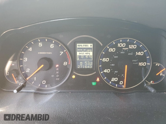 2006 Acura TSX Navi with VIN JH4CL969X6C005369, listed as a Copart auction lot 46983135 with 271,643 mi miles and Salvage title. Bid and sale history available at DreamBid. Image 9.