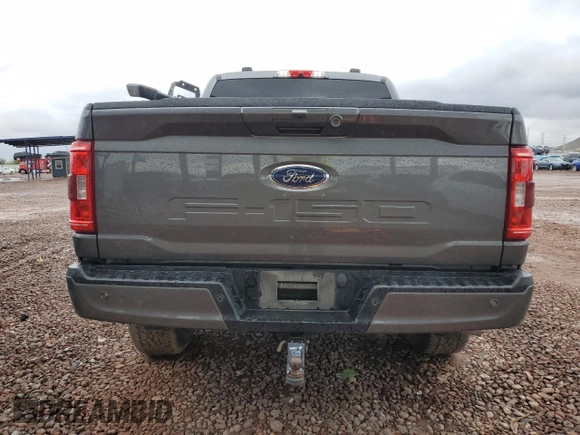 2022 Ford F-150 XL with VIN 1FTFW1E50NKD51554, listed as a Copart auction lot 48054025 with 40,898 mi miles and Salvage Title. Bid and sale history available at DreamBid. Image 6.