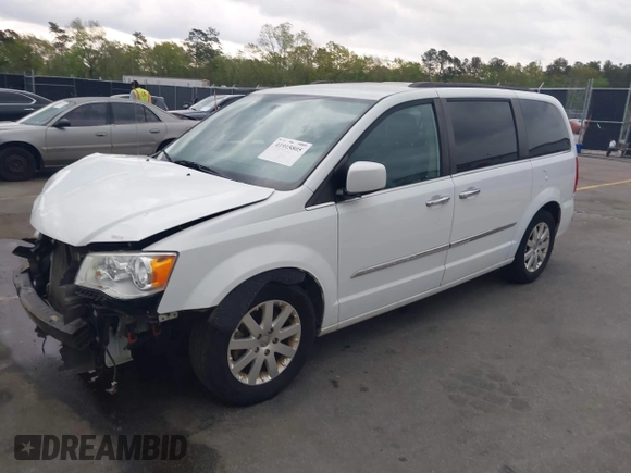 2016 Chrysler Town & Country Touring with VIN 2C4RC1BG8GR255414, listed as a IAAI auction lot 41915805 with 93,286 mi miles. Bid and sale history available at carsss.com. Image 2.