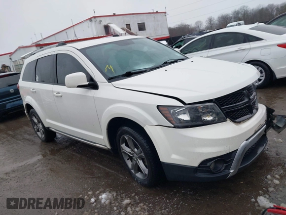 2017 Dodge Journey Crossroad Plus z VIN 3C4PDCGB8HT517069, wystawiony jako IAAI lot #41553745 z przebiegiem 77 926 mil mil oraz . Historia ofert i sprzedaży dostępna na DreamBid. Obrazek 1.