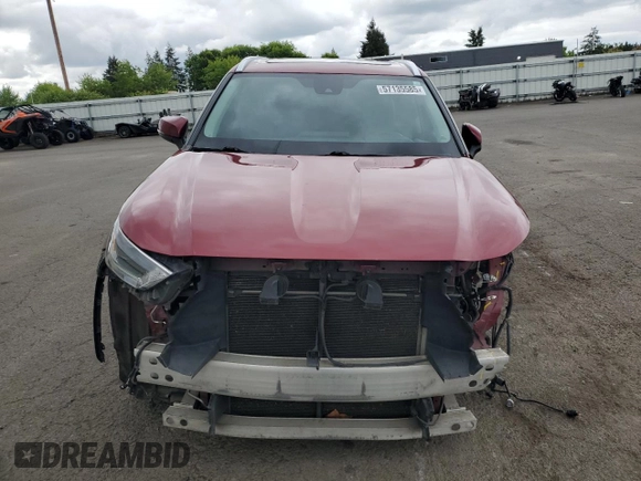 2021 Toyota Highlander XLE with VIN 5TDHZRBH5MS122811, listed as a Copart auction lot 57135585 with 85,703 mi miles and Salvage title. Bid and sale history available at DreamBid. Image 5.