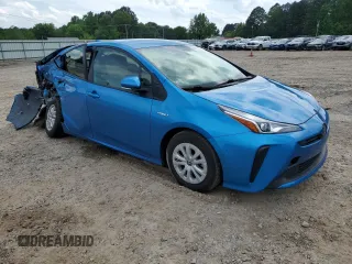 2022 Toyota Prius L Eco z VIN JTDKAMFU4N3159035, wystawiony jako Copart lot #54347635 z przebiegiem 59 704 mil mil oraz Szkoda całkowita • Salvage title. Historia ofert i sprzedaży dostępna na DreamBid. Obrazek 4.