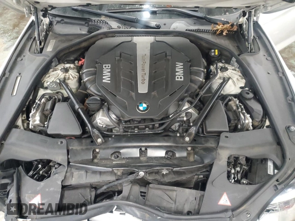 2015 BMW 6 Series 650i xDrive with VIN WBA6B4C54FD761440, listed as a Copart auction lot 45851515 with 64,060 mi miles and Salvage Title. Bid and sale history available at DreamBid. Image 13.