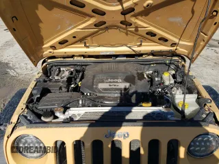 2013 Jeep Wrangler Sport with VIN 1C4AJWAG5DL638636, listed as a Copart auction lot 45197865 with 127,587 mi miles and Salvage title. Bid and sale history available at DreamBid. Image 12.