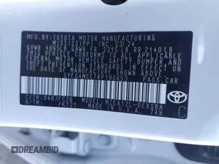 2024 Toyota Corolla SE with VIN 5YFS4MCE7RP190653, listed as a Copart auction lot 47262275 with 9,797 mi miles and Salvage Title. Bid and sale history available at DreamBid. Image 13.