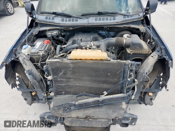 2016 Ford F-150 XL with VIN 1FTEW1CP5GKF31048, listed as a Copart auction lot 61764705 with 162,457 mi miles and Salvage title. Bid and sale history available at DreamBid. Image 11.