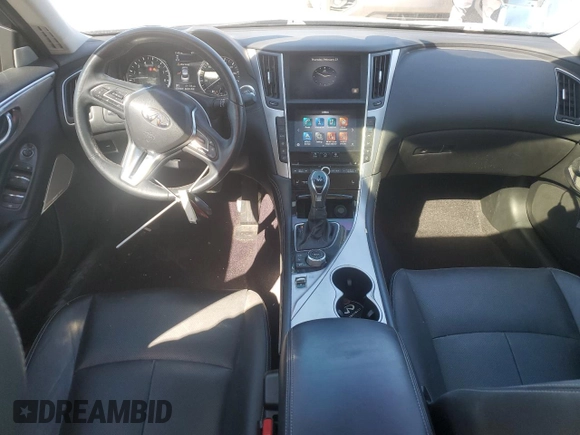 2021 Infiniti Q50 Luxe z VIN JN1EV7BR4MM752541, wystawiony jako Copart lot #47064425 z przebiegiem 64 130 mil mil oraz Szkoda całkowita • Salvage title. Historia ofert i sprzedaży dostępna na DreamBid. Obrazek 8.