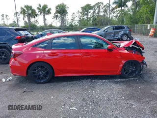 2025 Honda Civic Sport with VIN 2HGFE2F53SH511163, listed as a IAAI auction lot 41886456 with 11,696 mi miles and . Bid and sale history available at carsss.com. Image 14.
