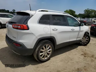2016 Jeep Cherokee Limited with VIN 1C4PJMDB3GW337879, listed as a Copart auction lot 58710514 with 87,386 mi miles and Non Repairable. Bid and sale history available at carsss.com. Image 3.