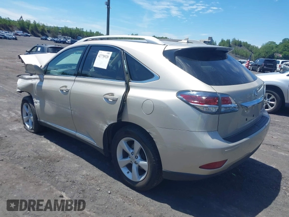 2013 Lexus RX 350 z VIN 2T2BK1BAXDC209641, wystawiony jako IAAI lot #42778920 z przebiegiem 53 476 mil mil oraz . Historia ofert i sprzedaży dostępna na DreamBid. Obrazek 3.