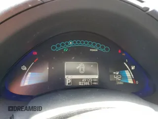 2017 Nissan LEAF SL with VIN 1N4BZ0CP8HC309870, listed as a Copart auction lot 57824983 with 49,123 mi miles. Bid and sale history available at carsss.com. Image 9.
